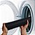 Tapete Passadeira Jolitex Piquet Antiderrapante 50x180cm Preto - Imagem 4