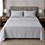 Jogo de Cama Queen Jolitex Harmony 300 Fios 4 Peças Cinza Grafite com Vivo - Imagem 3