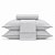Jogo de Cama Queen Jolitex Harmony 300 Fios 4 Peças Cinza Grafite com Vivo - Imagem 1