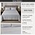 Jogo de Cama Queen Jolitex Harmony 300 Fios 4 Peças Fendi com Vivo - Imagem 3