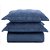 Colcha Queen Size 200 Fios Corttex Prisma 3 Peças Azul - Imagem 1