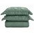 Colcha Queen Size 200 Fios Corttex Prisma 3 Peças Verde - Imagem 1