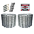 20 Metros Concertina Dupla Clipada 45 Cm Com Kit Instalação - Imagem 2