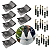 20 Metros Concertina Dupla Clipada 45 Cm Com Kit Instalação - Imagem 6
