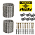 10 Metros Concertina Dupla Clipada 30 Cm + Kit Instalação - Imagem 2
