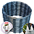 05 Metros Concertina Dupla Clipada 30 Cm + Kit Instalação - Imagem 1