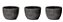 Kit Vaso Decorativo Cachepot em Cimento Estonado - Imagem 1