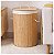 Kit Cesto em Bambu Premium Retangular e Cesto redondo - Imagem 7