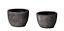 Kit Vaso Decorativo Cachepot em Cimento Estonado - Imagem 1