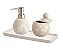 Kit Lavabo: Porta Sabonete, Pote para Algodão e Bandeja - Imagem 1