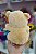 Urso Amarelo com Laço 17 cm de Pelúcia FE7015 Fizzy - Imagem 3