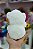 Urso Branco com Laço 17 cm de Pelúcia FE7015 Fizzy - Imagem 3