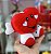Coração com Mão e Pé "Eu Te Amo" 15 cm de Pelúcia - Imagem 2