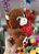 Macaco Marrom com um Coração "Love" 25 cm de Pelúcia - Imagem 2