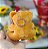 Urso Amarelo com um Coração "Love" 12 cm de Pelúcia - Imagem 3