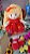 Boneca Vestido Vermelho 25 cm de Pelúcia - Imagem 1