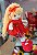 Boneca Vestido Vermelho 25 cm de Pelúcia - Imagem 2