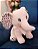 Elefante Rosa com Laço 30 cm de Pelúcia - Imagem 2