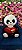 Panda com um Coração "Te Amo" 60 cm de Pelúcia - Imagem 1