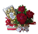 Cesta de Rosas com Ferrero Rocher - Imagem 1