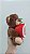 Urso Caco Marrom Presente Coração "I LOVE YOU" 21 cm de Pelúcia 88H-24103-20 - Imagem 2