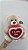 Urso Caco Bege Presente Coração "I LOVE YOU" 21 cm de Pelúcia 88H-24103-20 - Imagem 1