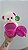 Urso Caco Rosa Claro Presente Redondo Brilho "I LOVE YOU" 21 cm de Pelúcia 88H-24104-20 - Imagem 3