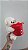 Urso Caco Rosa Claro Presente Redondo "I LOVE YOU" 19 cm de Pelúcia 88H-24102-20 - Imagem 2