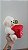 Urso Caco Rosa Claro Presente Quadrado "I LOVE YOU" 19 cm de Pelúcia 88H-24101-20 - Imagem 2