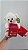 Urso Caco Rosa Claro Presente Quadrado "I LOVE YOU" 19 cm de Pelúcia 88H-24101-20 - Imagem 3