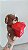 Urso Caco Marrom Presente Quadrado "I LOVE YOU" 19 cm de Pelúcia 88H-24101-20 - Imagem 2