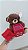 Urso Caco Marrom Presente Quadrado "I LOVE YOU" 19 cm de Pelúcia 88H-24101-20 - Imagem 3
