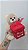 Urso Caco Bege Presente Quadrado "I LOVE YOU" 19 cm de Pelúcia 88H-24101-20 - Imagem 1