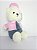 Urso Policial Protetor Branco/Rosa 25 cm de Pelucia 66-6956-25 - Imagem 2