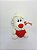 Cachorro Coração Amigo Branco 24 cm de Pelucia SDR1903-24 - Imagem 1