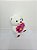 Urso Amor Floral Branco 25 cm de Pelucia 33-21102-25 - Imagem 2