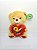 Urso Amor Floral Laranja 25 cm de Pelucia 33-21102-25 - Imagem 1