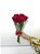 Buquê de 5 (Cinco) Rosas Vermelhas – Beleza Natural - Imagem 2