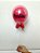 Balão Bubble Duplo Vermelho Personalizado de 10 (Dez) Polegadas – Parabéns - Imagem 1