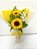 Buquê Ramalhete de 2 (Dois) Girassóis – Encanto Solar - Imagem 1