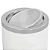 Lixeira Basculante Redonda 5,5L - Branco - Imagem 1