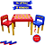 Conjunto Mesa Infantil com 2 Cadeiras de Plástico - Atividades e Diversão - Imagem 3