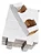 50 Porta Copos De Papelão Branco Para 2 Copos Delivery - Imagem 2