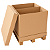1 Caixa Palete/pallet De Papelão Resistente 120x100x80 - Imagem 2