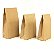 Saco Kraft Delivery Gramatura 80 c/ Cap. 4kg - Tam. P - Med. L 18cm - P 7cm - A 27,5cm - 100un - Imagem 1
