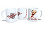 CANECA BRANCA - FRASE - "Cadeia para vocês, vagabundos" - Modelo 1 - Imagem 1