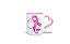 CANECA BRANCA III - ALÇA DE CORAÇÃO E INTERIOR ROSA - ONG EVA - Imagem 2