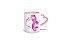 CANECA BRANCA III - ALÇA DE CORAÇÃO E INTERIOR ROSA - ONG EVA - Mensagem - Imagem 1