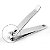 Cortador de Unhas Grande Metal com Lixa Aço inox Manicure Pedicure - Imagem 2
