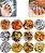Kit 12 Potinhos Folhas De Ouro Decoração de Unhas Encapsulamento - Imagem 2